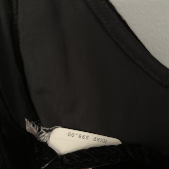 NWT FREE PEOPLE Intimately Size XS white/black beautiful nightgown - Picture 6 of 7